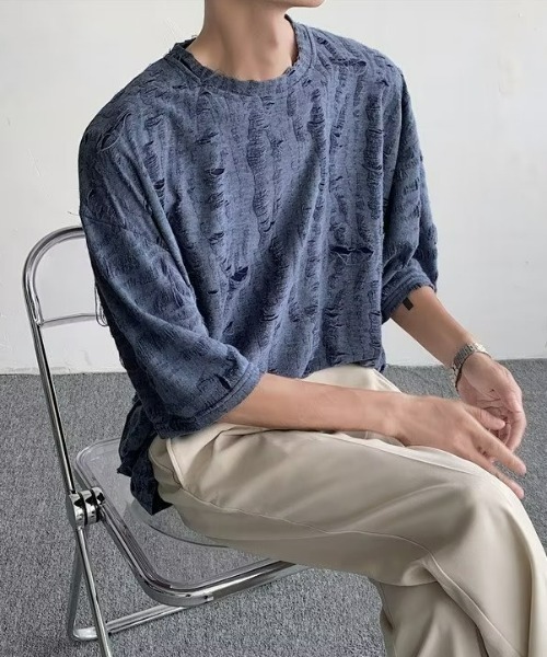 REBALANCE（リバランス）の「メンズ ダメージTシャツ（Tシャツ/カットソー・メンズ・A/B/C/D・X-LARGE/MEDIUM/LARGE）」の18枚目の写真