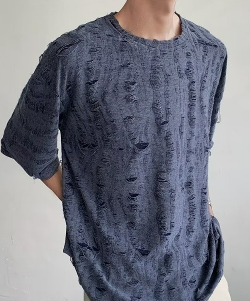 REBALANCE（リバランス）の「メンズ ダメージTシャツ（Tシャツ/カットソー・メンズ・A/B/C/D・X-LARGE/MEDIUM/LARGE）」の21枚目の写真