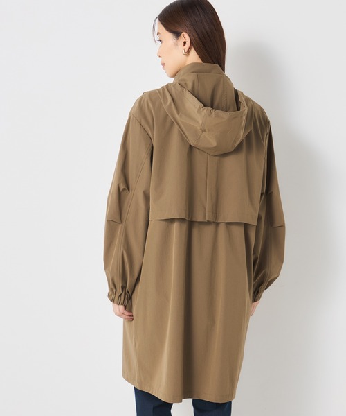 GALLORIA（ギャローリア）の「【撥水加工・防花粉】モッズコート（モッズコート・レディース・ブラウン/ネイビー・L/LL/M/S）」の5枚目の写真