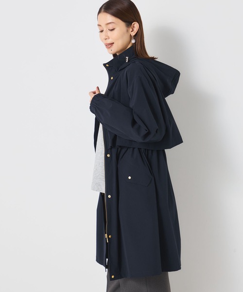 GALLORIA（ギャローリア）の「【撥水加工・防花粉】モッズコート（モッズコート・レディース・ブラウン/ネイビー・L/LL/M/S）」の8枚目の写真