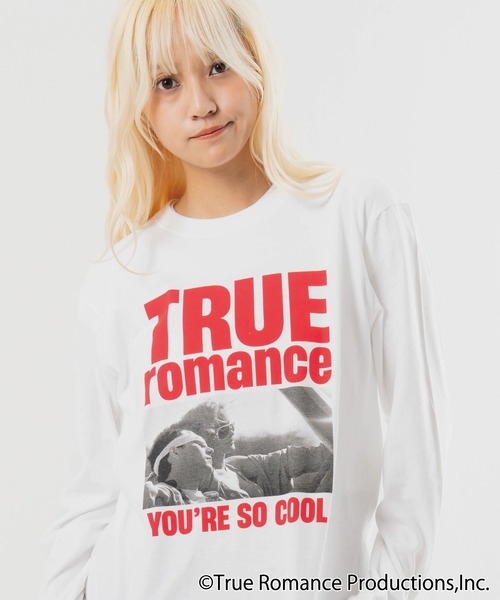 GOOD ROCK SPEED(グッドロックスピード)の「GOOD ROCK SPEED-MOVIE LSTEE(Tシャツ/カットソー・メンズ・ホワイト/ブラック・L/M)」の2枚目の写真