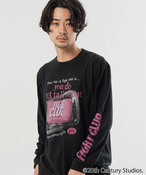 GOOD ROCK SPEED(グッドロックスピード)の「GOOD ROCK SPEED-MOVIE LSTEE(Tシャツ/カットソー・メンズ・ホワイト/ブラック・L/M)」の1枚目の写真