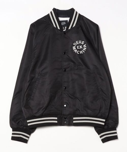 DEUS EX MACHINA(デウスエクスマキナ)の「【DEUS】Stadium Jacket(その他アウター・メンズ・ブラック・MEDIUM)」の1枚目の写真