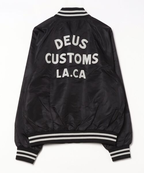 DEUS EX MACHINA(デウスエクスマキナ)の「【DEUS】Stadium Jacket(その他アウター・メンズ・ブラック・MEDIUM)」の2枚目の写真