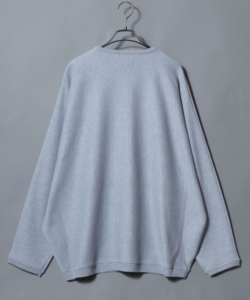 ANPAS(アンパス)の「12-Gauge Milano Rib Dolman-Sleeve Crewneck Sweater / ミラノリブドルマンスリーブ クルーネック セーター ニット メンズ レディース ユニセックス トップス 秋冬(ニット/セーター・メンズ・ワイン/ネイビー/アイボリー/ベージュ/グレー/ライトグレー/グレイッシュブルー/ブラウン/ブラック/グリーン・L/M)」の22枚目の写真