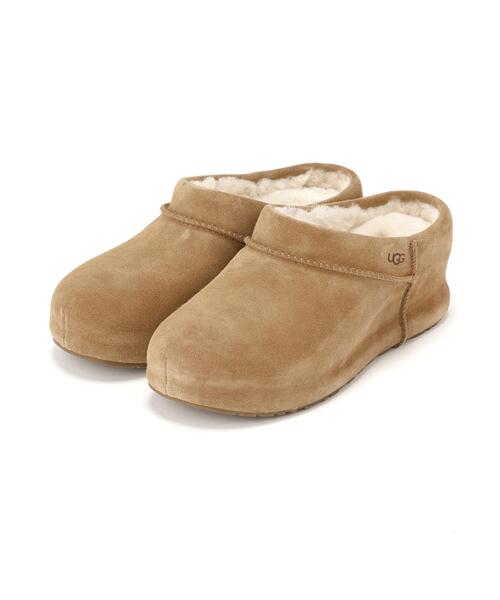 UGG(アグ)の「UGG(アグ)Enwrap Clog/1180254(ブーツ・レディース・ベージュ/ブラック・6/7/8)」の1枚目の写真