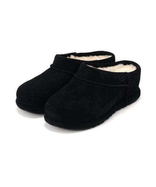 UGG(アグ)の「UGG(アグ)Enwrap Clog/1180254(ブーツ・レディース・ベージュ/ブラック・6/7/8)」の2枚目の写真