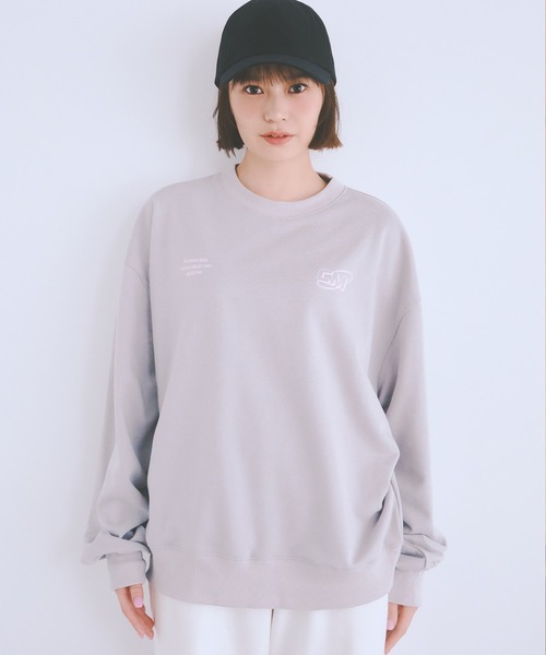 COLORME(カラーミー)の「【野崎智子 着用】ロゴ×カラースウェット(ユニセックス)(スウェット・レディース・グレー/ブラウン・FREE)」の12枚目の写真