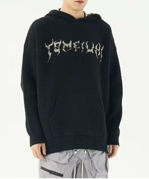 DOUBLE STEAL(ダブルスティール)の「DSバックボーンデザインニットパーカー(ニット/セーター・メンズ・アイボリー/ブラック・X-LARGE/LARGE/MEDIUM)」の2枚目の写真