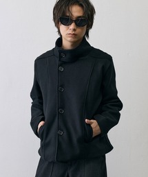 Diagonal Button Military Pea Coat / ダイアゴナルボタンミリタリーPコート