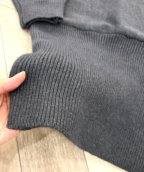 REINE NOIRE(レーヌノワール)の「Slouchy Mood Knit / スラウチー ムード ニット(ワンピース・レディース・グレー・FREE)」の12枚目の写真