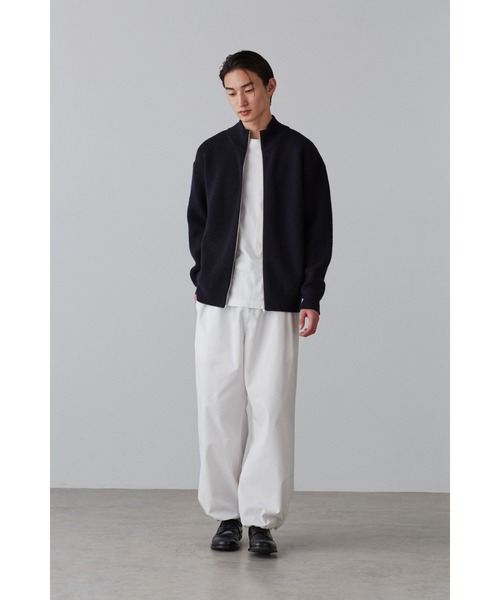 Y(ワイ)の「Y / ORGANIC COTTON / RECYCLE POLYESTER TWILL EASY TR(その他パンツ・メンズ・ホワイト/ネイビー・MEDIUM/SMALL)」の4枚目の写真