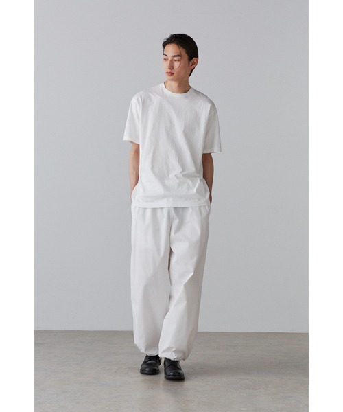Y(ワイ)の「Y / ORGANIC COTTON / RECYCLE POLYESTER TWILL EASY TR(その他パンツ・メンズ・ホワイト/ネイビー・MEDIUM/SMALL)」の5枚目の写真