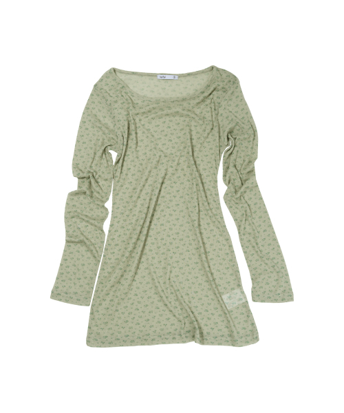 kaifai(カイファイ)の「フローラルブリーズ ロングスリーブ(グリーン) K26ZB728(Tシャツ/カットソー・レディース・その他・OS)」の2枚目の写真