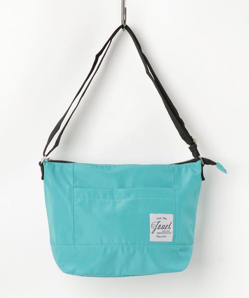 LuuNa（ルーナ）の「軽量 ナイロン ミニ ショルダー（ショルダーバッグ・レディース・ブラック/ネイビー/ライトグレー/グリーン/ライトピンク/グレイッシュブルー・FREE）」の3枚目の写真