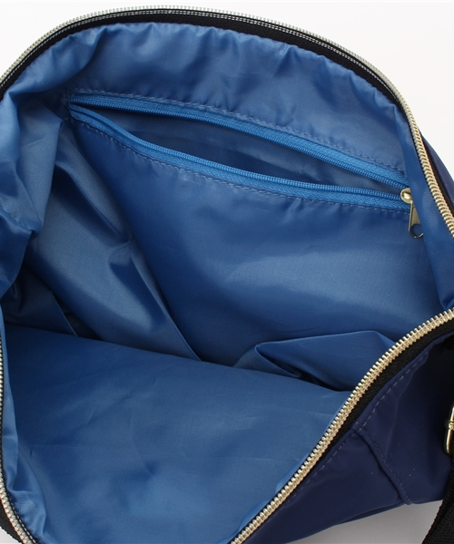 LuuNa（ルーナ）の「軽量 ナイロン ミニ ショルダー（ショルダーバッグ・レディース・ブラック/ネイビー/ライトグレー/グリーン/ライトピンク/グレイッシュブルー・FREE）」の12枚目の写真