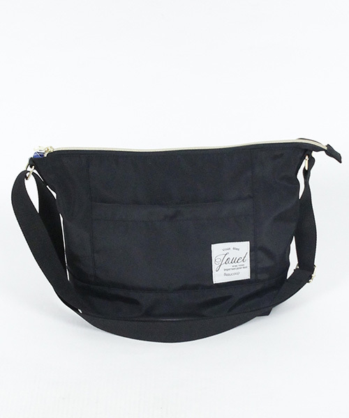 LuuNa（ルーナ）の「軽量 ナイロン ミニ ショルダー（ショルダーバッグ・レディース・ブラック/ネイビー/ライトグレー/グリーン/ライトピンク/グレイッシュブルー・FREE）」の7枚目の写真