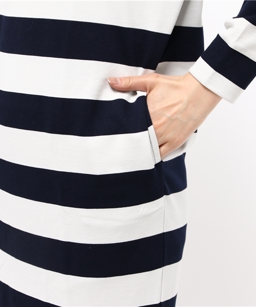 CIAOPANIC TYPY（チャオパニックティピー）の「Vネックカットワンピース（ワンピース・レディース・その他19/ネイビー/グレー・FREE）」の10枚目の写真