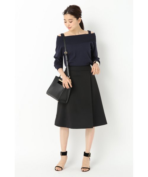 FIGARO Paris（フィガロパリ）の「プレミアムコットン オフショルダープルオーバー◆（ニット/セーター・レディース・ホワイト/ネイビー/ラベンダー・FREE）」の16枚目の写真