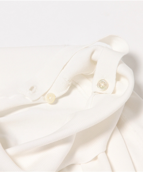 FIGARO Paris（フィガロパリ）の「プレミアムコットン オフショルダープルオーバー◆（ニット/セーター・レディース・ホワイト/ネイビー/ラベンダー・FREE）」の6枚目の写真