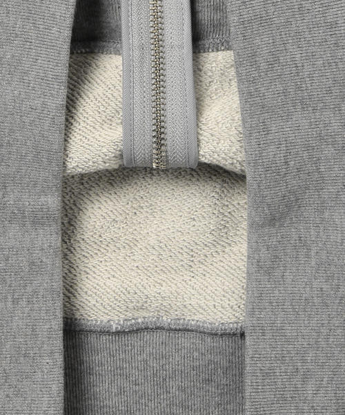 LOOPWHEELER(ループウィラー)の「LOOPWHEELER×BEAMS JAPAN / 吊裏 フルジップパーカー(パーカー・レディース・ホワイト/ライトグレー/ネイビー・SMALL/X-SMALL)」の13枚目の写真