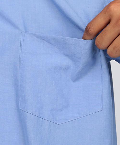 COMOLI(コモリ)の「COMOLI(コモリ) OPEN COLLAR SHIRTS(シャツ/ブラウス・メンズ・ケリー/ライトブルー・2/3)」の3枚目の写真