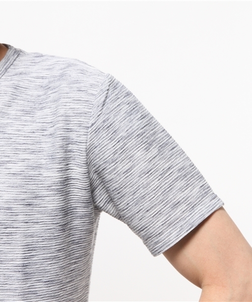 VENCEEXCHANGE（ヴァンスエクスチェンジ）の「スラブパイル半袖Tシャツ（Tシャツ/カットソー・メンズ・オレンジ/ブルー・MEDIUM/LARGE/SMALL）」の6枚目の写真