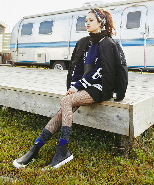 HYSTERIC GLAMOUR(ヒステリックグラマー)の「サイドゴアスニーカーブーツ(ブーツ・レディース・ブラック・23cm/24cm/25cm)」の9枚目の写真