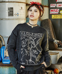 HYSTERIC GLAMOUR | ORIGINAL BLUES×HYSTERIC DAM/NIAGARA刺繍プルオーバー(ニット/セーター)