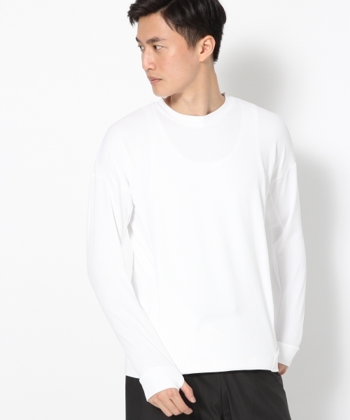 GLOBAL WORK（グローバルワーク）の「【一部店舗限定】ＡＣＴＶカットワーク長袖Ｔ/Men/726419（Tシャツ/カットソー・メンズ・グレー/ホワイト/ブラック・SMALL/MEDIUM/LARGE）」の2枚目の写真