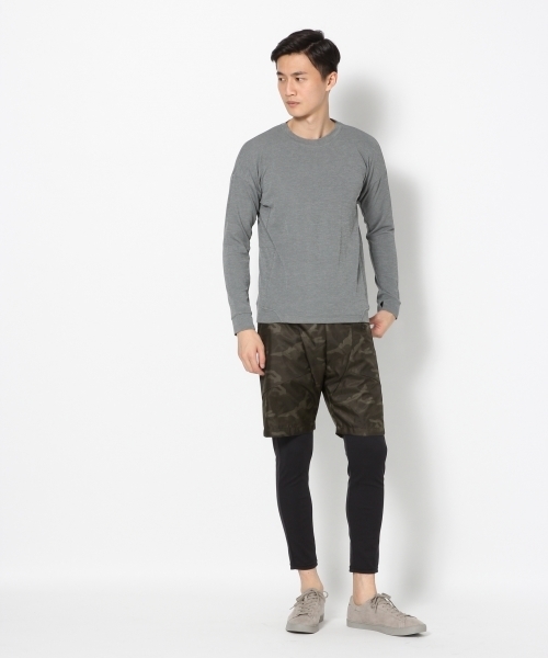 GLOBAL WORK（グローバルワーク）の「【一部店舗限定】ＡＣＴＶカットワーク長袖Ｔ/Men/726419（Tシャツ/カットソー・メンズ・グレー/ホワイト/ブラック・SMALL/MEDIUM/LARGE）」の12枚目の写真