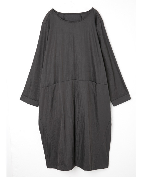 amorous insense（アモラスインセンス）の「ワッシャー素材ワンピース（ワンピース・レディース・チャコールグレー/ブラック・MEDIUM）」の2枚目の写真