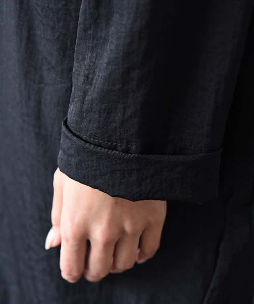 amorous insense（アモラスインセンス）の「ワッシャー素材ワンピース（ワンピース・レディース・チャコールグレー/ブラック・MEDIUM）」の6枚目の写真