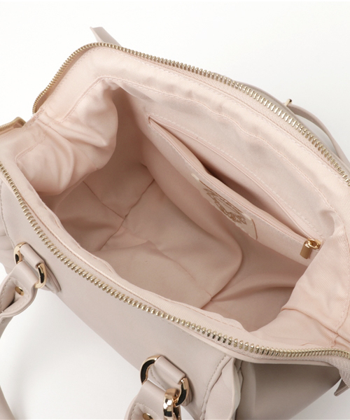 EDIT COLOGNE（エディットコロン）の「《EDIT CLOGNE》ワイドオープンバッグ（ショルダーバッグ・レディース・ベージュ/ホワイト系その他/グレー・ﾌﾘ-）」の9枚目の写真