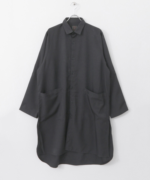 SENSE OF PLACE by URBAN RESEARCH(センスオブプレイスバイアーバンリサーチ)の「ボリュームコート(その他アウター・メンズ・ネイビー/チャコールグレー・FREE)」の16枚目の写真