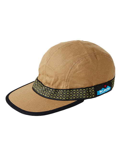 KAVU（カブー）の「KAVU/カブー Ks Strap Cap/キッズ ストラップキャップ（キャップ・キッズ・ターコイズブルー/ネイビー/レッド/コーラルピンク/ベージュ・FREE）」の2枚目の写真
