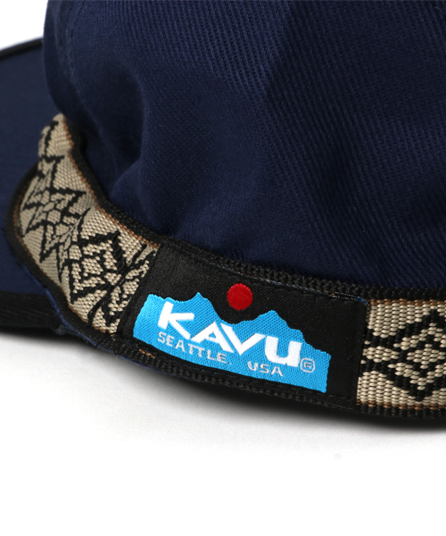 KAVU（カブー）の「KAVU/カブー Ks Strap Cap/キッズ ストラップキャップ（キャップ・キッズ・ターコイズブルー/ネイビー/レッド/コーラルピンク/ベージュ・FREE）」の8枚目の写真