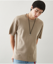 【STUDIOUS】ミラノリブニットTシャツ