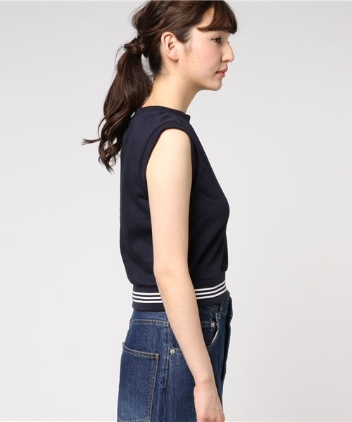 adidas（アディダス）の「オリジナルス タンクトップ[TANK TOP]（タンクトップ・レディース・ブルー・SMALL/MEDIUM/LARGE/X-SMALL/XX-LARGE/XXX-LARGE）」の3枚目の写真