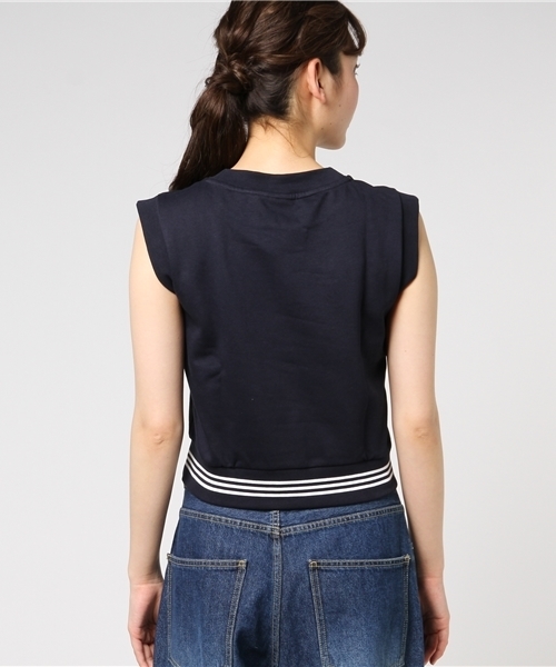 adidas（アディダス）の「オリジナルス タンクトップ[TANK TOP]（タンクトップ・レディース・ブルー・SMALL/MEDIUM/LARGE/X-SMALL/XX-LARGE/XXX-LARGE）」の4枚目の写真