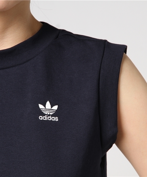 adidas（アディダス）の「オリジナルス タンクトップ[TANK TOP]（タンクトップ・レディース・ブルー・SMALL/MEDIUM/LARGE/X-SMALL/XX-LARGE/XXX-LARGE）」の6枚目の写真
