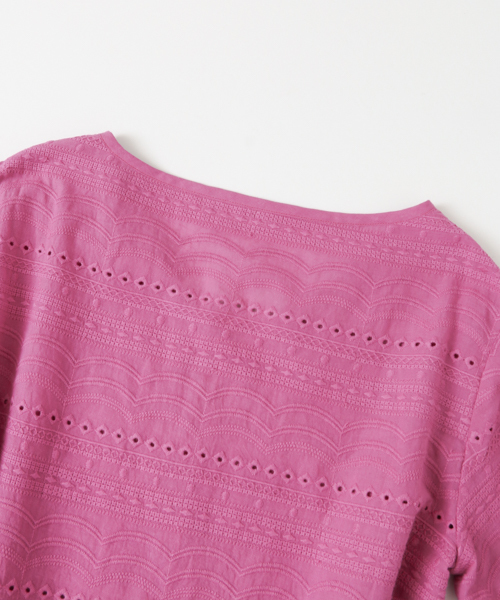 URBAN RESEARCH（アーバンリサーチ）の「 UR スカラップレース7分丈ブラウス（シャツ/ブラウス・レディース・ブラック/オフホワイト/ブルー系その他/ピンク系その他・FREE）」の21枚目の写真