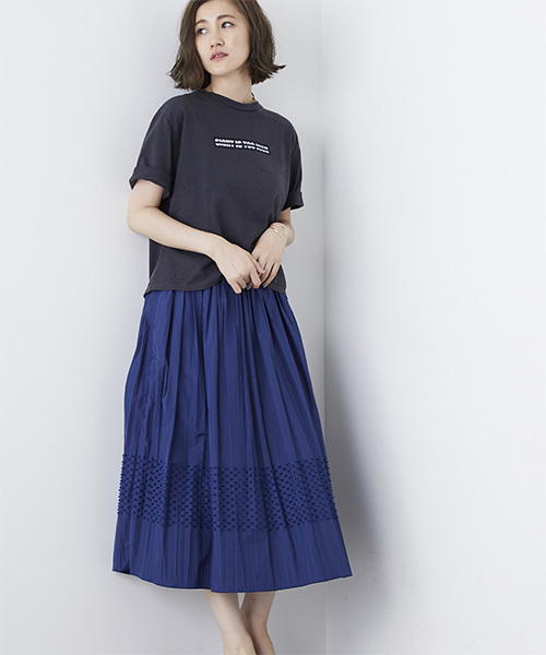 STUDIOUS（ステュディオス）の「ヴィンテージコットンベーシックTEE（Tシャツ/カットソー・レディース・ホワイト/ブラック・FREE/1）」の16枚目の写真