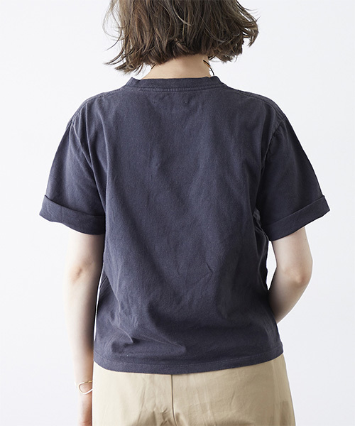 STUDIOUS（ステュディオス）の「ヴィンテージコットンベーシックTEE（Tシャツ/カットソー・レディース・ホワイト/ブラック・FREE/1）」の19枚目の写真