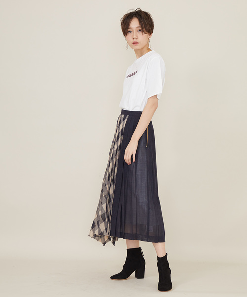 STUDIOUS（ステュディオス）の「ヴィンテージコットンベーシックTEE（Tシャツ/カットソー・レディース・ホワイト/ブラック・FREE/1）」の7枚目の写真