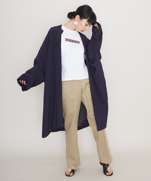 STUDIOUS（ステュディオス）の「ヴィンテージコットンベーシックTEE（Tシャツ/カットソー・レディース・ホワイト/ブラック・FREE/1）」の10枚目の写真