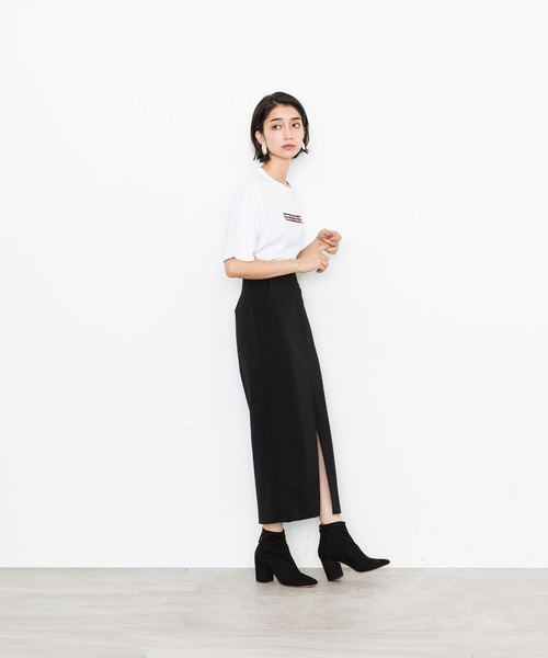 STUDIOUS（ステュディオス）の「ヴィンテージコットンベーシックTEE（Tシャツ/カットソー・レディース・ホワイト/ブラック・FREE/1）」の13枚目の写真