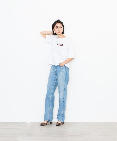 STUDIOUS（ステュディオス）の「ヴィンテージコットンベーシックTEE（Tシャツ/カットソー・レディース・ホワイト/ブラック・FREE/1）」の14枚目の写真