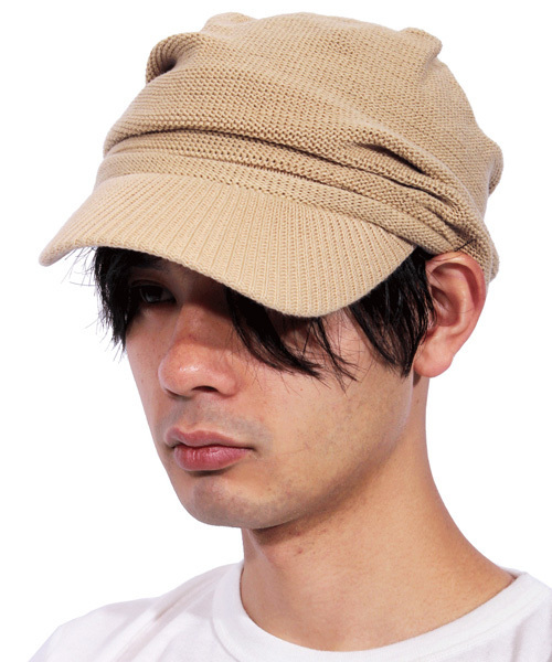 8 Eight エイト の ツバ付きニットキャップ 帽子 コットン ニットキャップ ビーニー Wear