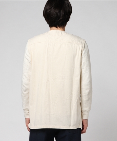 NAISSANCE（ネサンス）の「NAISSANCE MILI VEST（ベスト・メンズ・ホワイト系その他2/グリーン・L/M）」の4枚目の写真